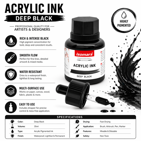 artist acrylic ink for calligraphy painting