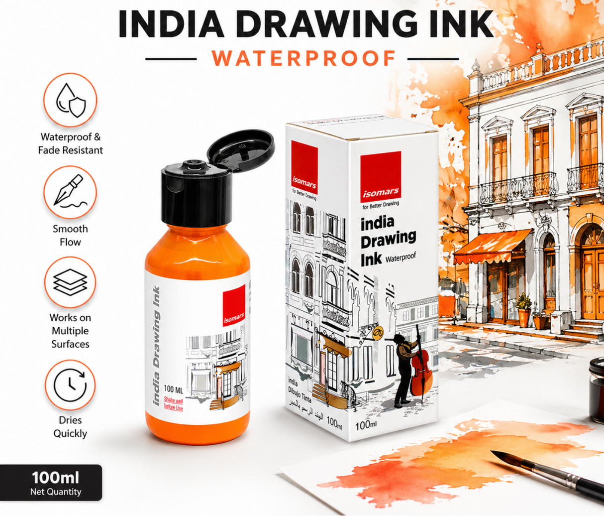 calligraphy ink orange india