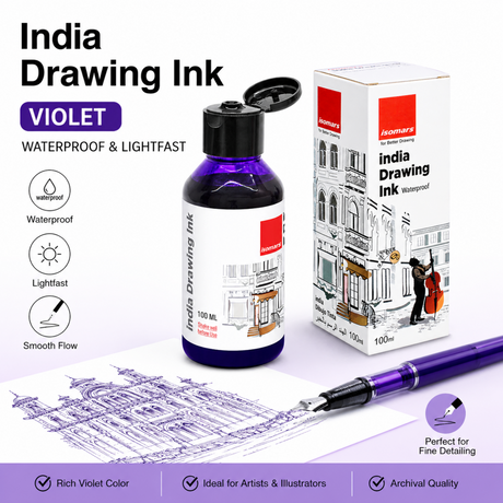 calligraphy ink violet india