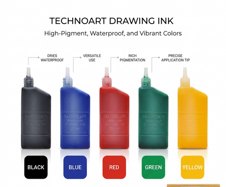 drawing ink blue for engineers