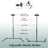 Isomars Mobile Stand | Overhead Smartphone Stand for Capturing Photos, Videos | Ideal for Online Teaching, Studios, Home, Binge Watch, Meetings, Recording Activities etc.