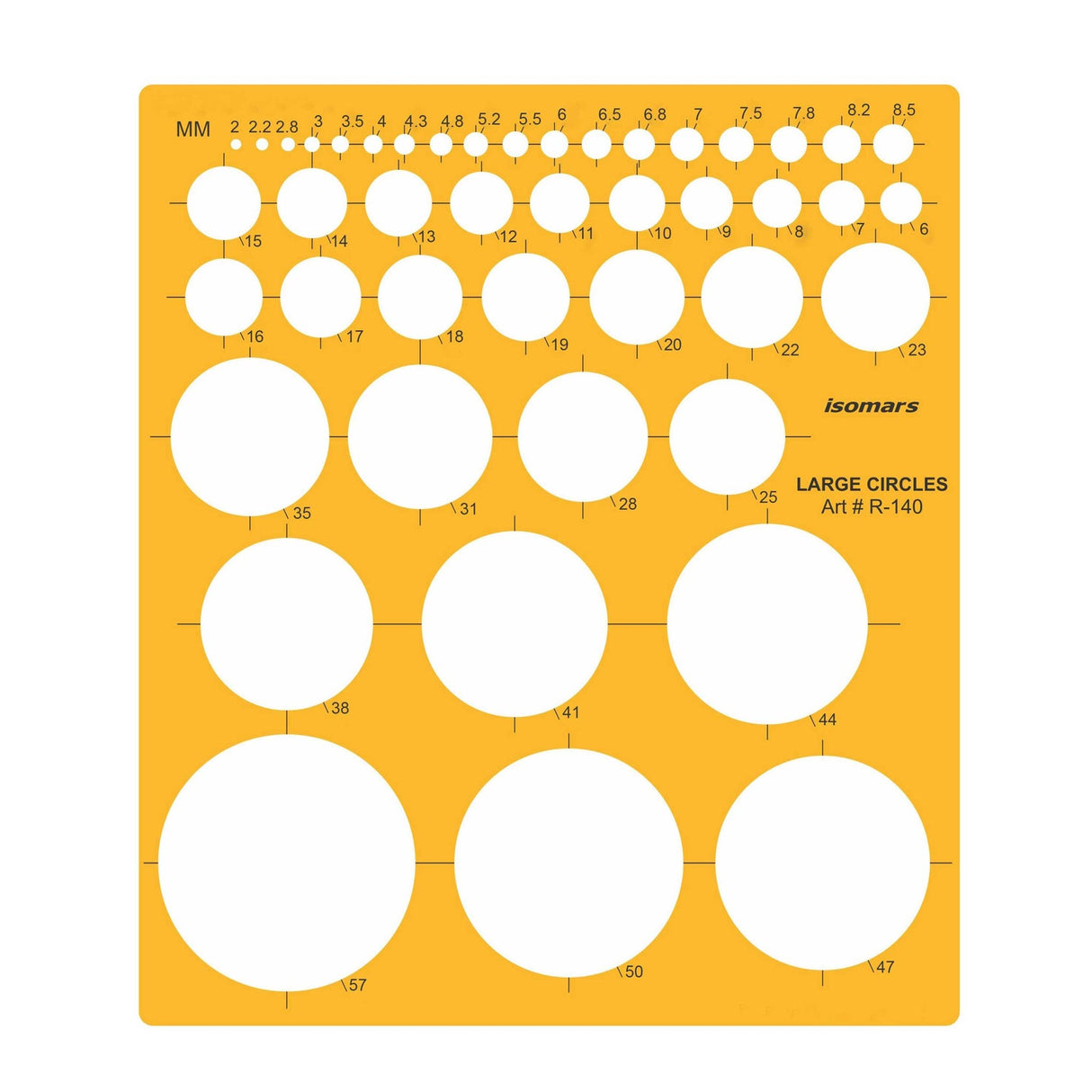 General Purpose Circle Template Combo - Isomars