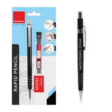 Isomars 0.9mm Mechanical Pencil with 10 Extra 2B Leads & Eraser | Rapid Drafting Pencil for Drawing, Sketching, Writing & Technical Drafting | For Students, Artists & Professionals - Isomars