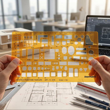 Isomars 1:100 Scale Architectural Drawing Template – Art 1878 - Isomars