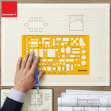 Isomars 1:100 Scale Architectural Drawing Template – Art 1878 - Isomars