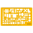Isomars 1:100 Scale Architectural Drawing Template – Art 1878 - Isomars