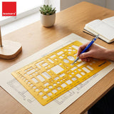 Isomars 1:100 Scale Architectural Drawing Template – Art 1878 - Isomars