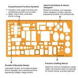 Isomars 1:50 Scale Architect Furniture Template – Art 1879 - Isomars