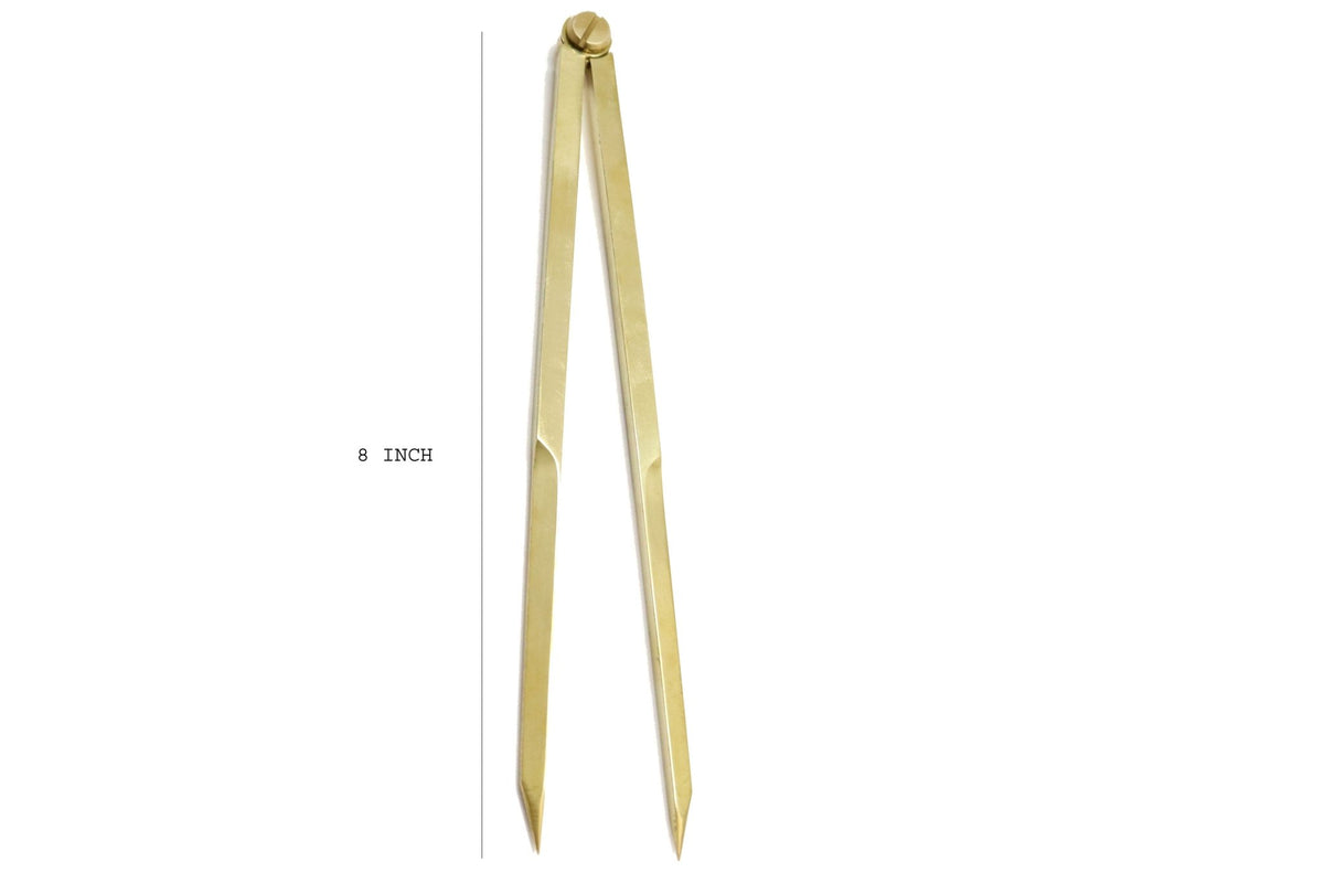Isomars 22cm Brass Marine/Nautical Divider for Chart Plotting - Isomars