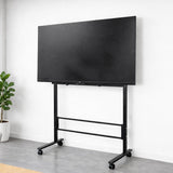 ISOMARS 26''–65'' TV Floor Cart with Wheels | Heavy Duty Movable Mobile TV Stand with Shelf, Lockable Wheels & Universal VESA Mount for Home, Office, Classroom & Presentation Use - Isomars