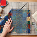 Isomars 6" x 12" Patchwork Quilting Ruler for Sewing & Cutting - Isomars
