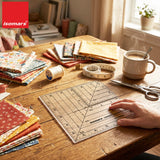 Isomars 6" x 6" Garment Quilting Ruler for Cutting & Patchwork - Isomars