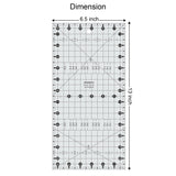 Isomars 6.5" x 13" Easy Ruler for Quilting, Sewing & Cutting - Isomars