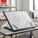 Isomars A1 Drawing Board 25.5 x 35" | Adjustable Angle – Black - Isomars