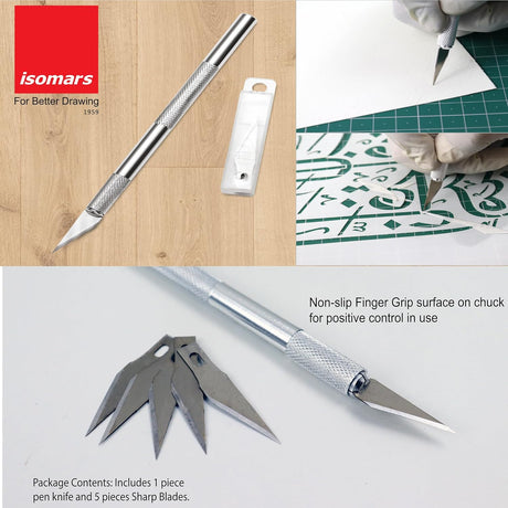 Isomars A2 Drawing Board Table Model Kit (Set of 10 Items) - Comes with 18.5" x 25" Drawing & Drafting Board Ideal for Architects, Engineers, Designers & Artists Students and Professionals - Isomars