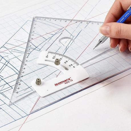 Isomars A2 Drawing Board Table Model Kit (Set of 10 Items) - Comes with 18.5" x 25" Drawing & Drafting Board Ideal for Architects, Engineers, Designers & Artists Students and Professionals - Isomars