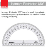 Isomars A2 Drawing & Drafting Kit | 18.5" x 25.5" Drafting Board with Compass Set, Set Squares, Pencil, Triangular Scale & Protractor | Technical Drawing Kit for Architects, Engineers, Students & Professionals - Isomars
