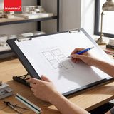 Isomars A3 Drawing Board 21 x 16" | Adjustable Angle – Black - Isomars