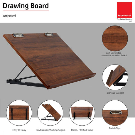 Isomars A3 Drawing Board Artboard | 16"x21" / 40.5x53 cm - Isomars