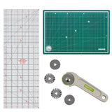 Isomars A3 Self-Healing Cutting Mat with 18 Inch Quilting Ruler & Rotary Cutter Set | Fabric Cutting Kit for Sewing, Tailoring, Quilting, Patchwork, Fashion Designing & Crafts - Isomars