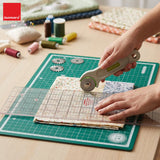 Isomars A3 Self-Healing Cutting Mat with 18 Inch Quilting Ruler & Rotary Cutter Set | Fabric Cutting Kit for Sewing, Tailoring, Quilting, Patchwork, Fashion Designing & Crafts - Isomars