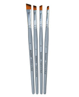 Isomars Angular Paint Brush Set of 4, Sizes 2, 4, 6, 8 - Isomars