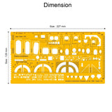 Isomars Architect Combination Template 1:50 Scale – Art 1885 - Isomars