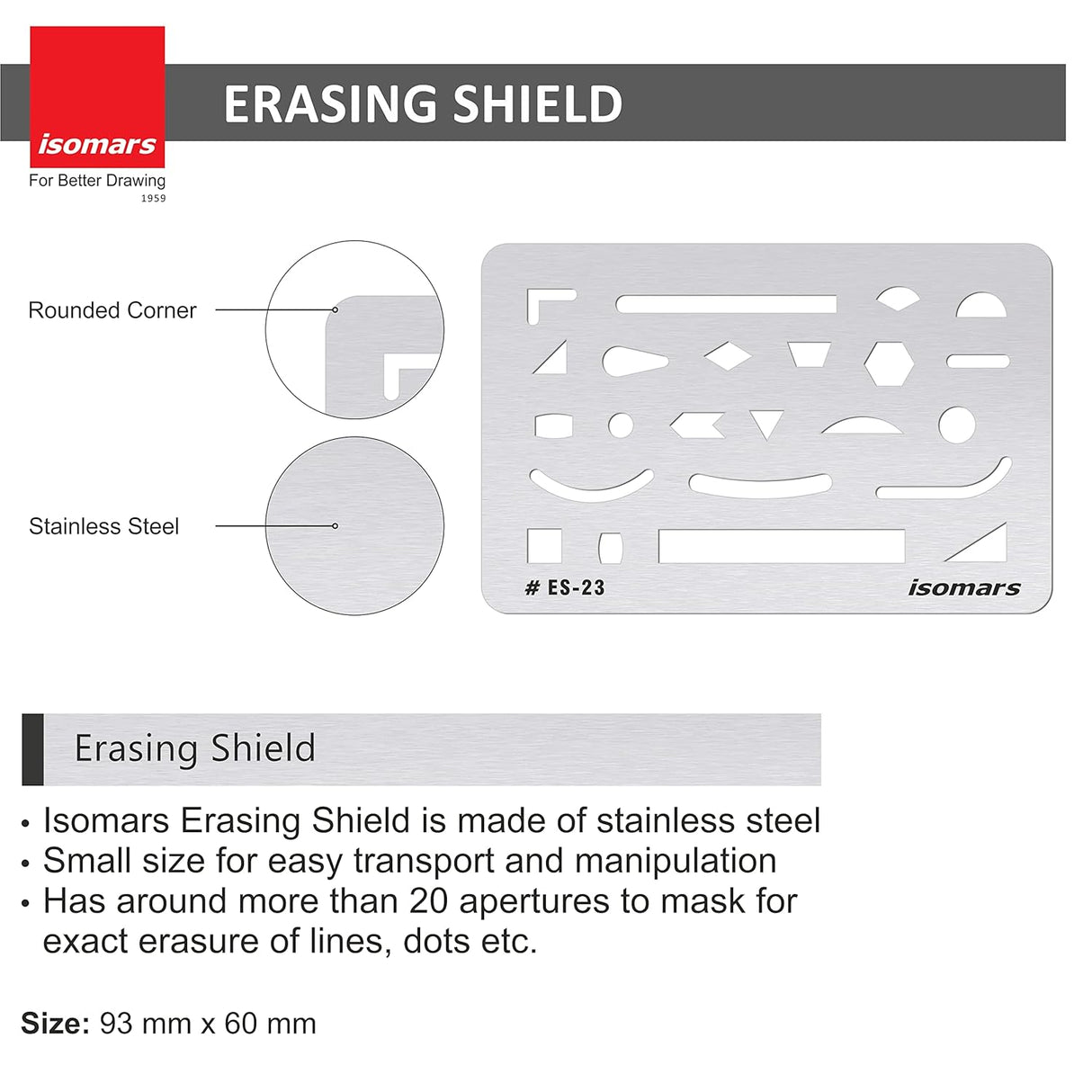 Isomars Architect Kit Combo - Drafting Board-A2 with Cutting Mat-A3, Adjustable, Triangular Scale, French Curve, Erasing Shield and Oval Template | Ideal For Students & Professionals - Isomars