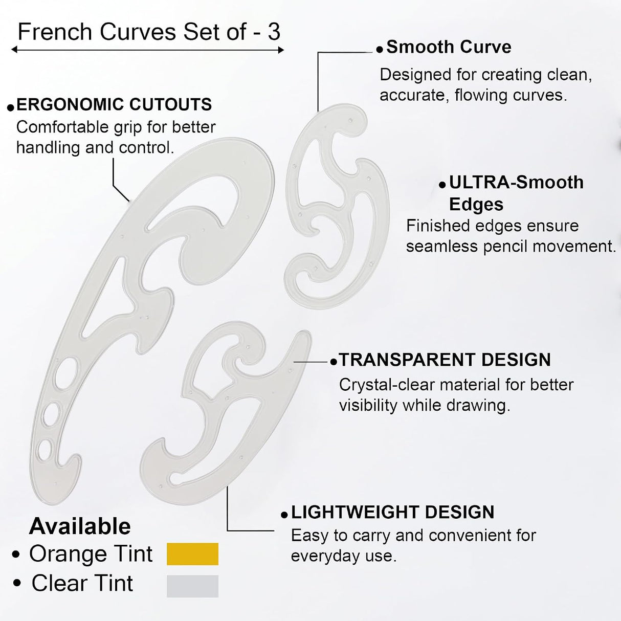 Isomars Architect Kit Combo - Drafting Board-A2 with Cutting Mat-A3, Adjustable, Triangular Scale, French Curve, Erasing Shield and Oval Template | Ideal For Students & Professionals - Isomars