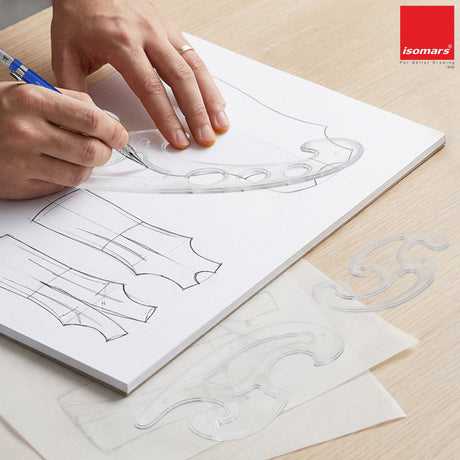 Isomars Armhole Curve & French Curves Combo Set for Pattern Drafting - Isomars