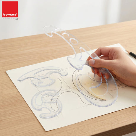 Isomars Armhole Curve & French Curves Combo Set for Pattern Drafting - Isomars