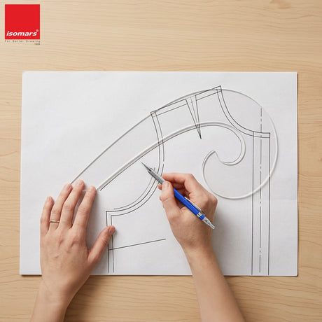 Isomars Armhole Curve & French Curves Combo Set for Pattern Drafting - Isomars