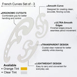 Isomars Armhole Curve & French Curves Combo Set for Pattern Drafting - Isomars