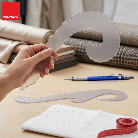 Isomars Armhole Curve & Single Curve Ruler Set for Tailoring - Isomars