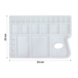 Isomars Artist Colour Palette, 25 Wells, Large Paint Mixing Tray - Isomars