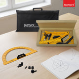 Isomars Black Board/White Board Geometry Set - (Big Size) - With Bag - Isomars