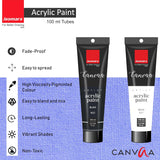 Isomars Black & White Acrylic Paint Combo - 100ml - ARTIST SERIES - Isomars