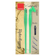 Isomars Calligraphy Pen Set with 2 Holders, 4 Nibs & Plastic Flange for Copperplate, Arabic and Gothic calligraphy - Isomars