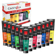 Isomars CANVAA Acrylic Paints - (40ml) - Set of 12 Vibrant Pigminted & Fadeproof Colours 4 - ARTIST SERIES - For Canvas Painting, Scrap Book, Paper Board, Wood & Terracotta - Isomars