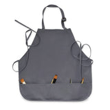 Isomars Canvas Painter's Apron with Adjustable Strap & Tool Pockets for brushes, tools, and art supplies - Isomars