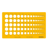 Isomars Circle Template Drawing Stencil | Precision Circular Drafting Template with Multiple Circle Sizes | Geometric Drawing Tool for Architects, Engineers, Designers, Artists & Students - Isomars