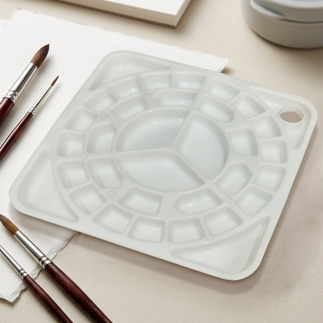 Isomars Colour Mixing Palette Square 33 Wells for Artists & Painting - Isomars