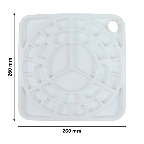 Isomars Colour Mixing Palette Square 33 Wells for Artists & Painting - Isomars