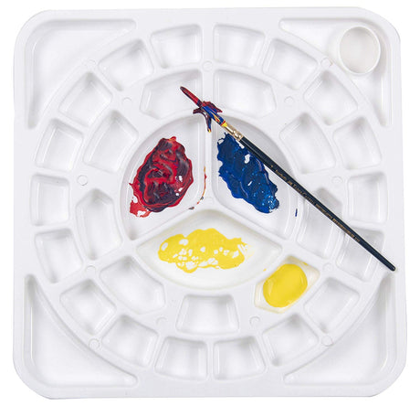 Isomars Colour Palette - Colour Mixing Dish for Artists (Square (CM17) - Isomars