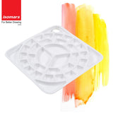 Isomars Colour Palette - Colour Mixing Dish for Artists (Square (CM17) - Isomars