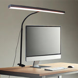 Isomars Desktop Table lamp, Overhead LED Desk Lamp Light, Table Holding clamp, Study, Computer lamp, 24" Light bar Flexible Gooseneck, 3 Color Mode, for Desktop, Bedroom, Office, Reading, etc - Isomars