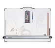Isomars Drawing and Drafting Architect Kit Comes with Technical Board With Parallel Motion Ruler - A2 Size - 18.5" x 25" Includes Set Square, Mechanical Pencil, French Curve, Technical Compass - Isomars