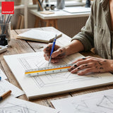 Isomars Drawing And Drafting Kit With A2 Board | Designer Kit with Bag, Triangular Ruler, Set Square, Lead, Lead Sharpner, Protractor & Rapid Compass | Ideal for Students and Professionals - Isomars