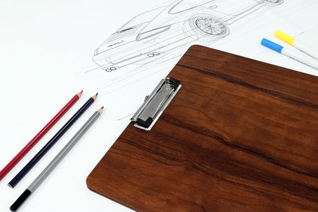 Isomars Drawing Sketch Board - 12" x 16" Portable for Artists, Students & Designers – Ideal for Drawing, Sketching, Drafting & Painting - Dark Brown (Dark Brown) - Isomars