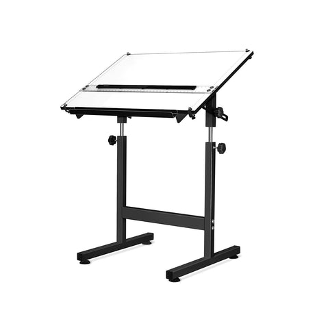 Isomars Drawing Table Scholar With A1 White Laminated Parallel Ruler Board (25.5"x35" / 64x88 cm) - Isomars